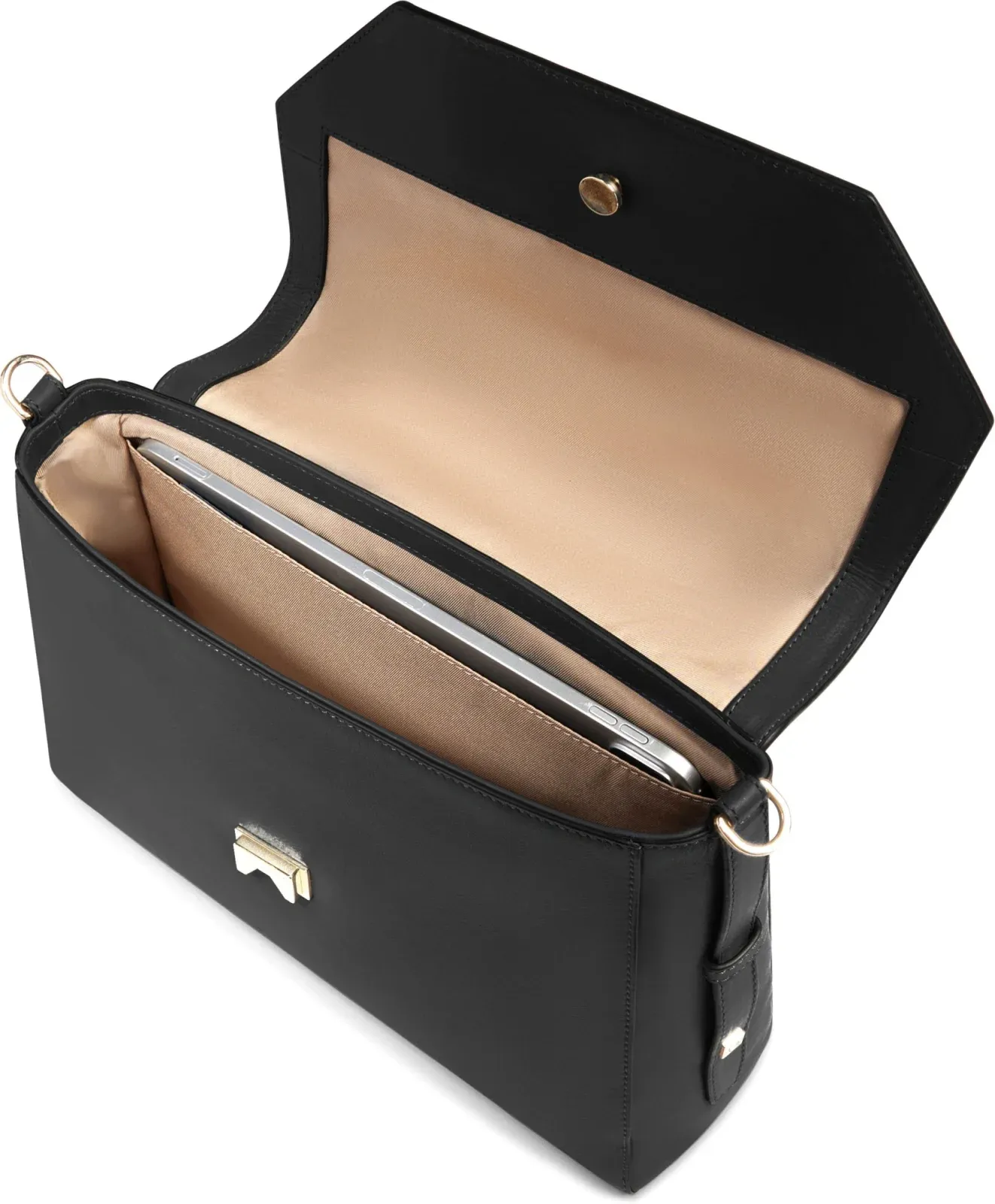 Сумка женская Piquadro Circle BD6777W92/N черная натур.кожа - фото 4