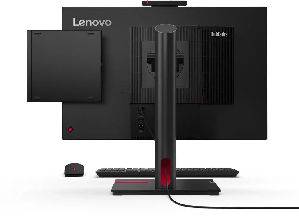 Неттоп Lenovo ThinkCentre Tiny M70q-5 slim i7 14700T 1.3 16Gb SSD512Gb UHDG 770 без ОС GbitEth WiFi BT 135W kb мышь клавиатура черный 12TD003UUM - фото 6