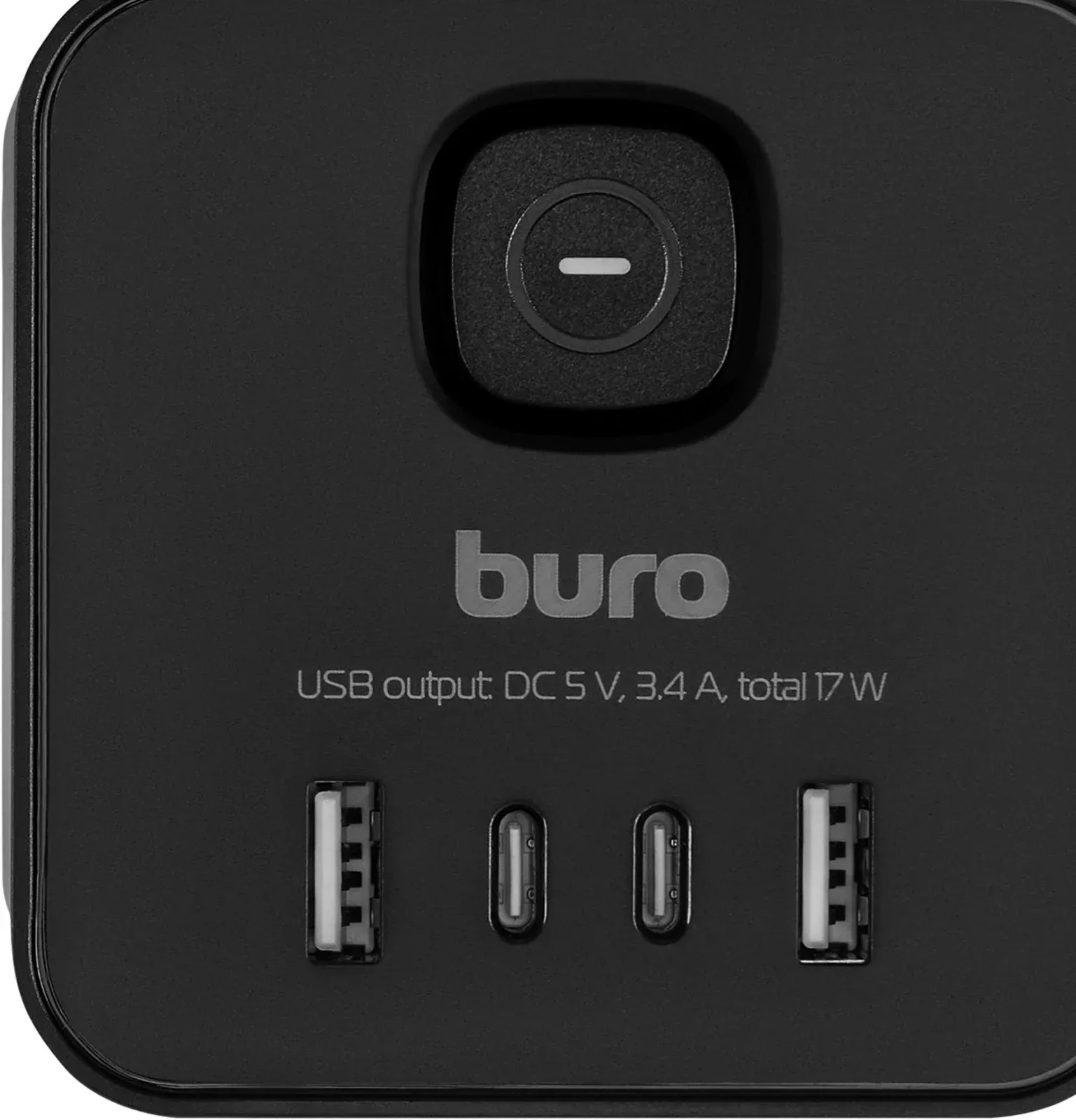 Аксессуары BURO BU-PTE4.1UC-B черный - фото 4
