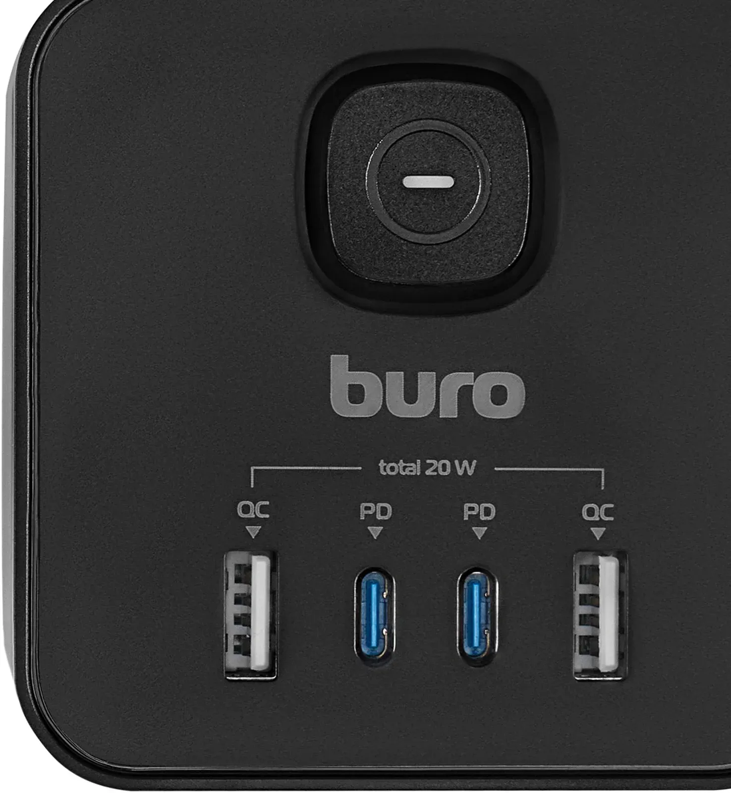 Аксессуары BURO BU-PTE4.1UC-Plus-B черный - фото 4