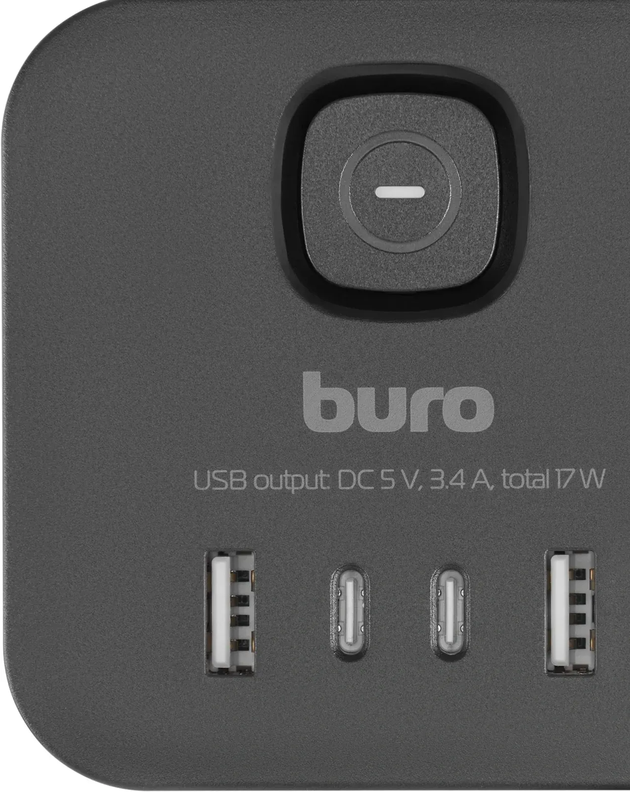 Аксессуары BURO BU-PW3UC-B черный - фото 4