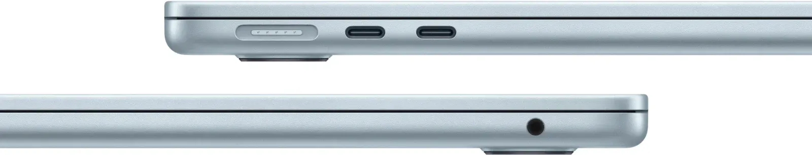Ноутбук Apple MacBook Air A3240 M4 10 core 16Gb SSD256Gb/8 core GPU 13.6 Liquid Retina 2560x1664 macOS lt.blue WiFi BT Cam MC6T4HN/A - фото 4