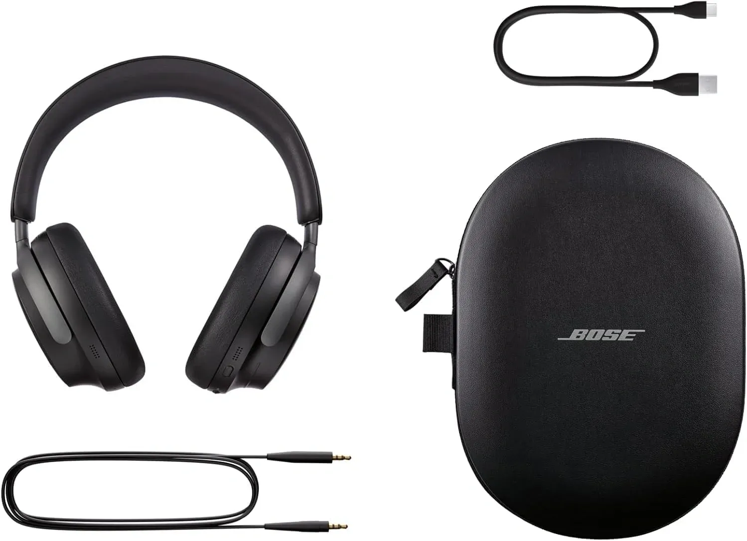 Гарнитура накладные Bose QuietComfort Ultra 1.2м черный беспроводные bluetooth оголовье 880066-0100 - фото 4
