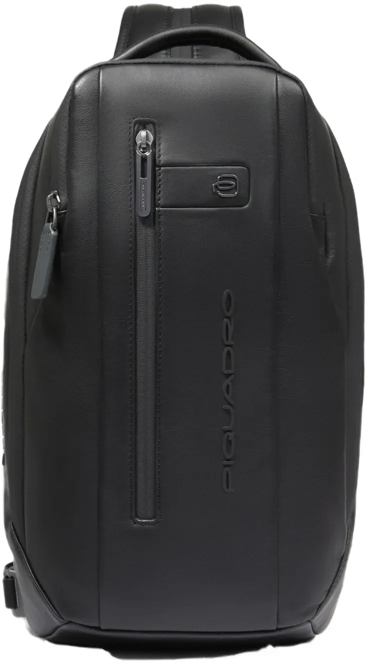 Рюкзак слинг Piquadro Urban CA6801UB00/N черный натур.кожа, 8 л - фото 1