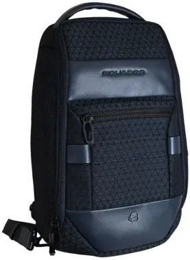 Рюкзак слинг мужской Piquadro Hex CA6826W139/BLU синий полиэстер - фото 6