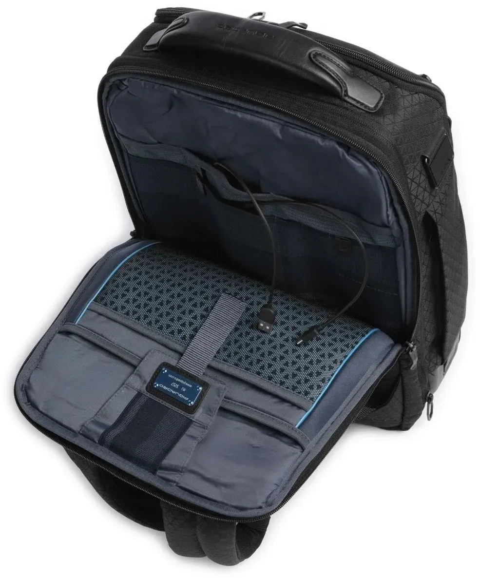 Рюкзак Piquadro Hex CA6829W139BM/N черный полиэстер, 31 л - фото 2