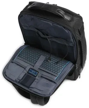 Рюкзак Piquadro Hex CA6829W139BM/N черный полиэстер, 31 л - фото 6