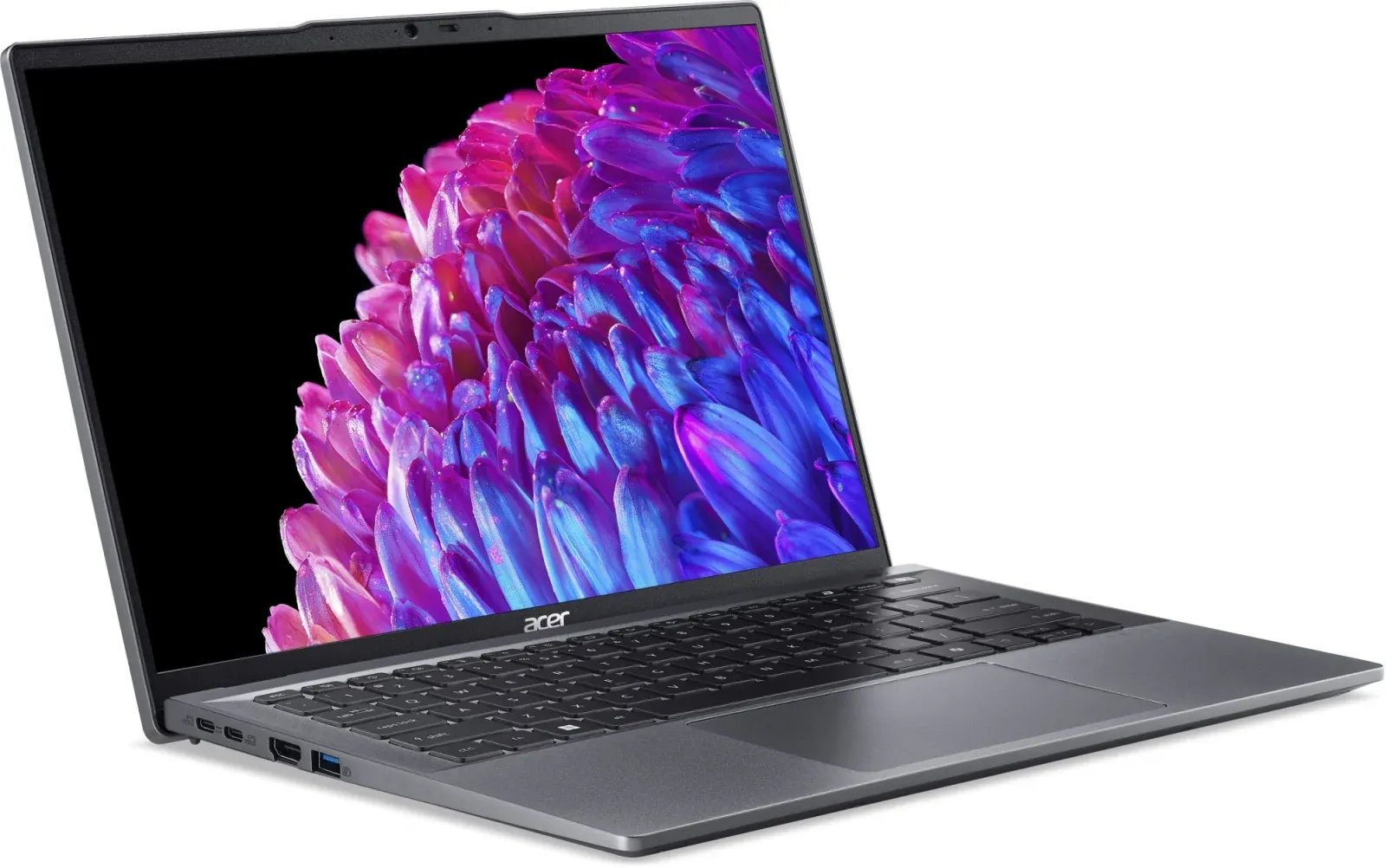 Ноутбук Acer Swift Go 14 SFG14-63-R7T4 Ryzen 9 8945HS 32Gb SSD1Tb AMD Radeon 780M 14 OLED 2.8K 2880x1800 Windows 11 Home metall WiFi BT Cam NX.KTSCD.001 - фото 7