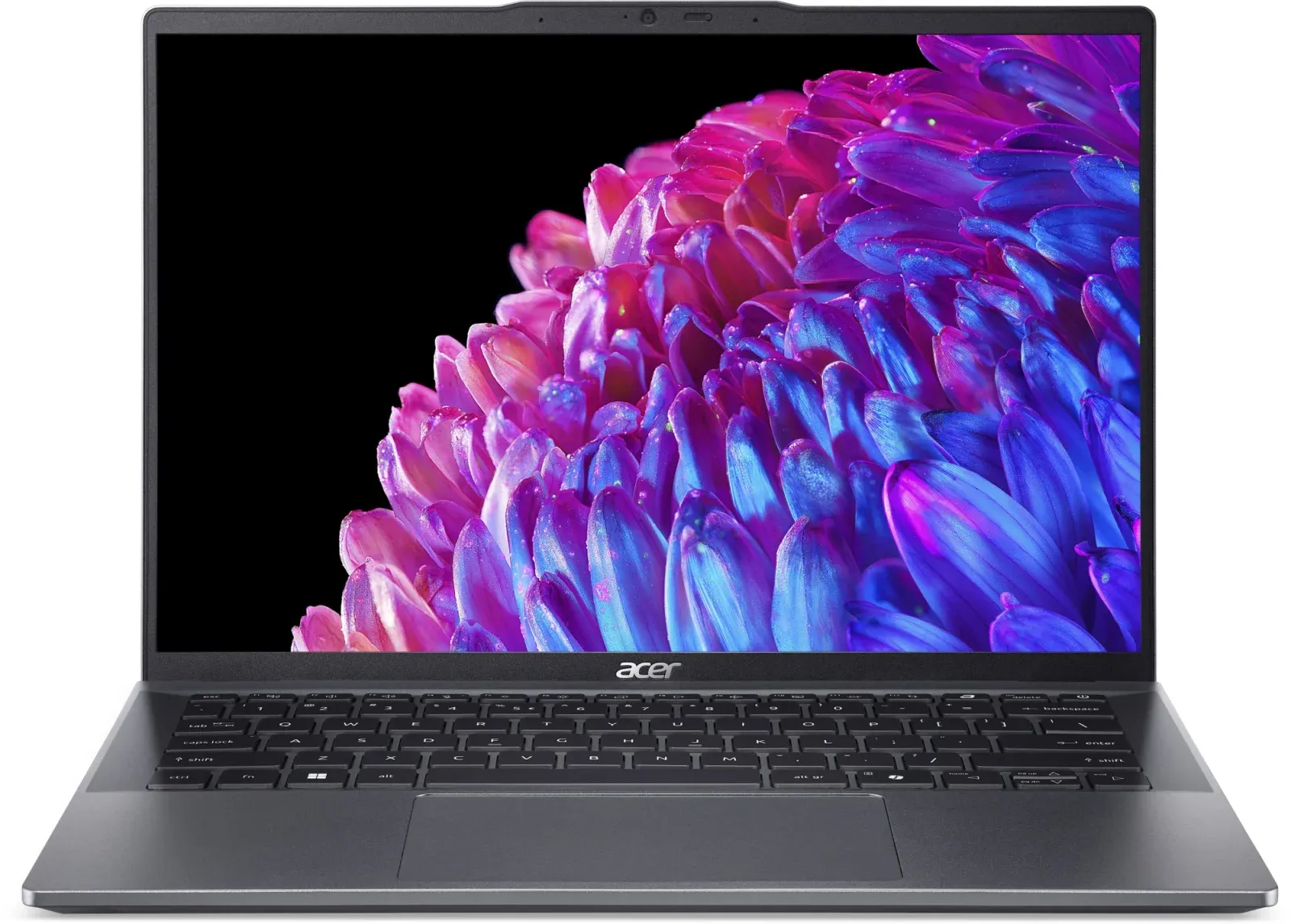 Ноутбук Acer Swift Go 14 SFG14-63-R7T4 Ryzen 9 8945HS 32Gb SSD1Tb AMD Radeon 780M 14 OLED 2.8K 2880x1800 Windows 11 Home metall WiFi BT Cam NX.KTSCD.001 - фото 8