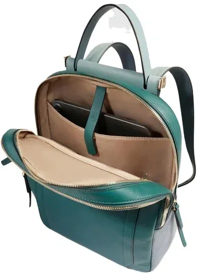 Рюкзак женский Piquadro Circle CA5566W92/OTAV бирюзовый/голубой натур.кожа, 7.5 л - фото 4