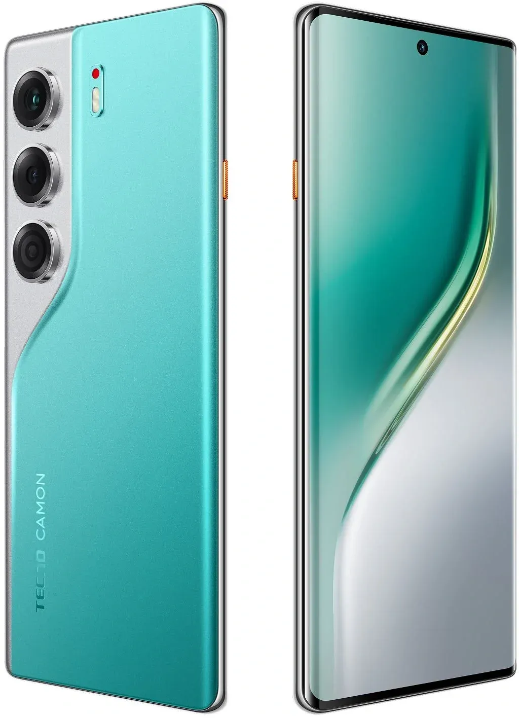 Смартфон Tecno Camon 40 Pro 256Gb 8Gb зеленый моноблок 3G 4G 2Sim 6.78 1080x2436 Android 15 50Mpix 802.11 a/b/g/n/ac NFC GPS GSM900/1800 GSM1900 Protect FM - фото 3