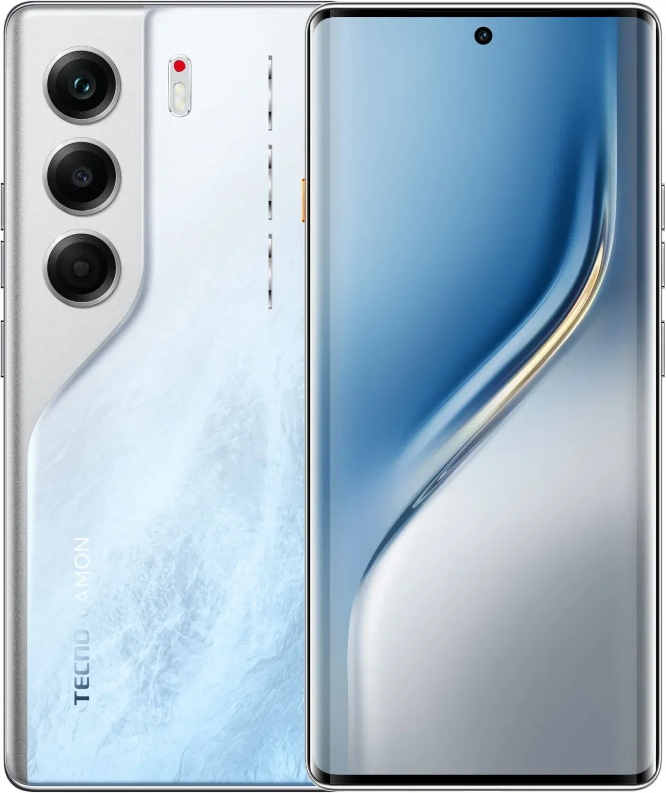 Смартфон Tecno Camon 40 Pro 256Gb 8Gb белый моноблок 3G 4G 2Sim 6.78 1080x2436 Android 15 50Mpix 802.11 a/b/g/n/ac NFC GPS GSM900/1800 GSM1900 Protect FM - фото 1