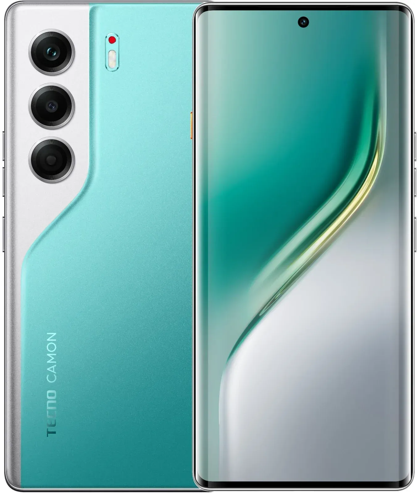 Смартфон Tecno Camon 40 Pro 5G 256Gb 8Gb зеленый моноблок 3G 4G 2Sim 6.78 1080x2436 Android 15 50Mpix 802.11 a/b/g/n/ac/ax NFC GPS GSM900/1800 GSM1900 Protect FM - фото 1
