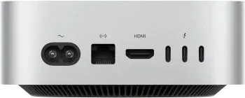 ПК Apple Mac mini A3238 M4 10 core 4.41 24Gb SSD512Gb 10 core GPU macOS GbitEth WiFi BT серебристый MCYT4CH/A - фото 7