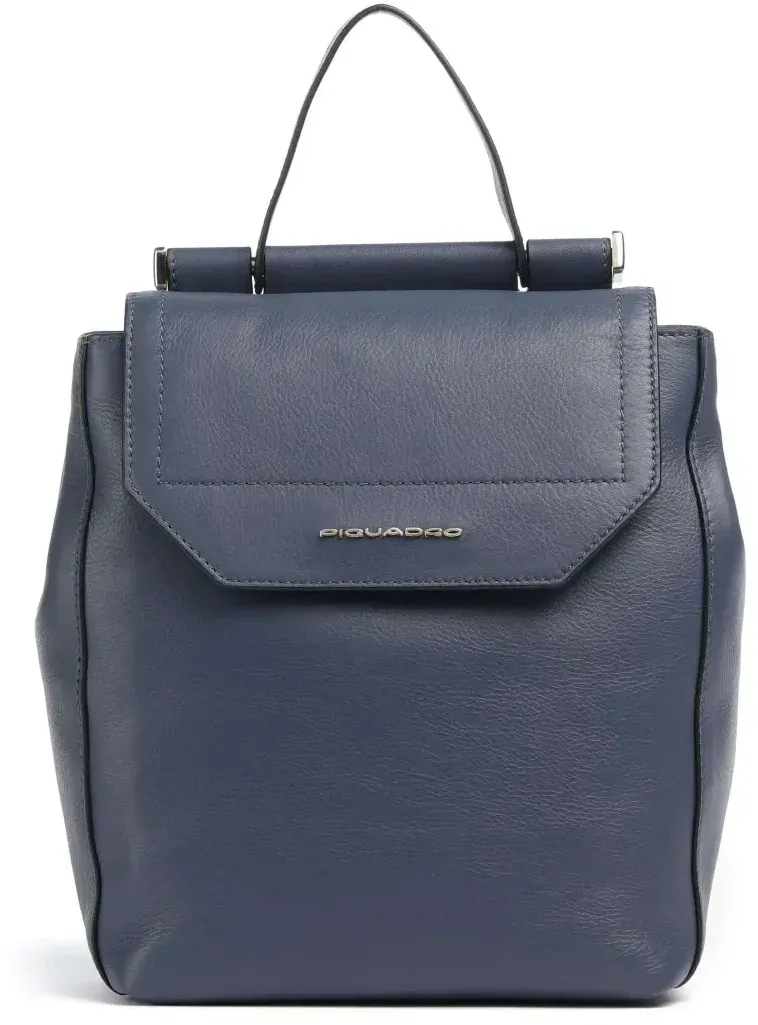 Рюкзак женский Piquadro Circle CA6780W92/BLU4 синий натур.кожа - фото 1