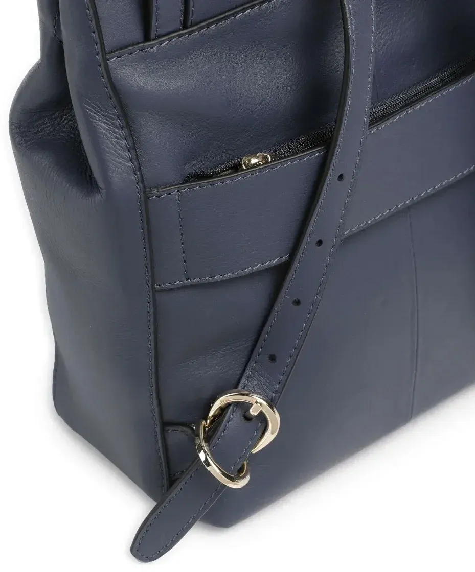 Рюкзак женский Piquadro Circle CA6780W92/BLU4 синий натур.кожа - фото 3