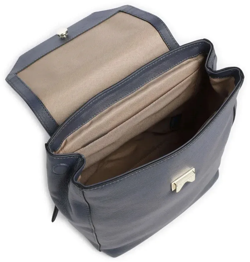Рюкзак женский Piquadro Circle CA6780W92/BLU4 синий натур.кожа - фото 4