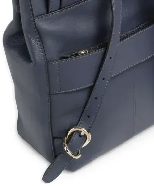 Рюкзак женский Piquadro Circle CA6780W92/BLU4 синий натур.кожа - фото 7