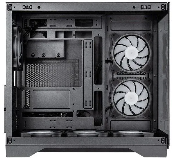 Корпус Chieftec Visio черный без БП ATX 9x120mm 2x140mm 1xUSB3.1 audio bott PSU - фото 4