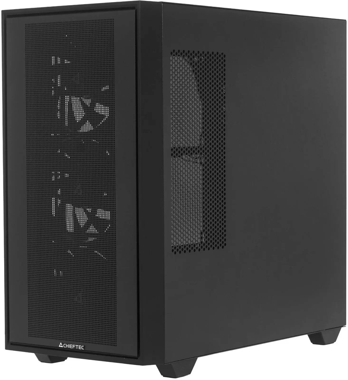 Корпус Chieftec Night Hunter черный без БП E-ATX 11x120mm 3x140mm 1xUSB3.1 audio bott PSU - фото 3