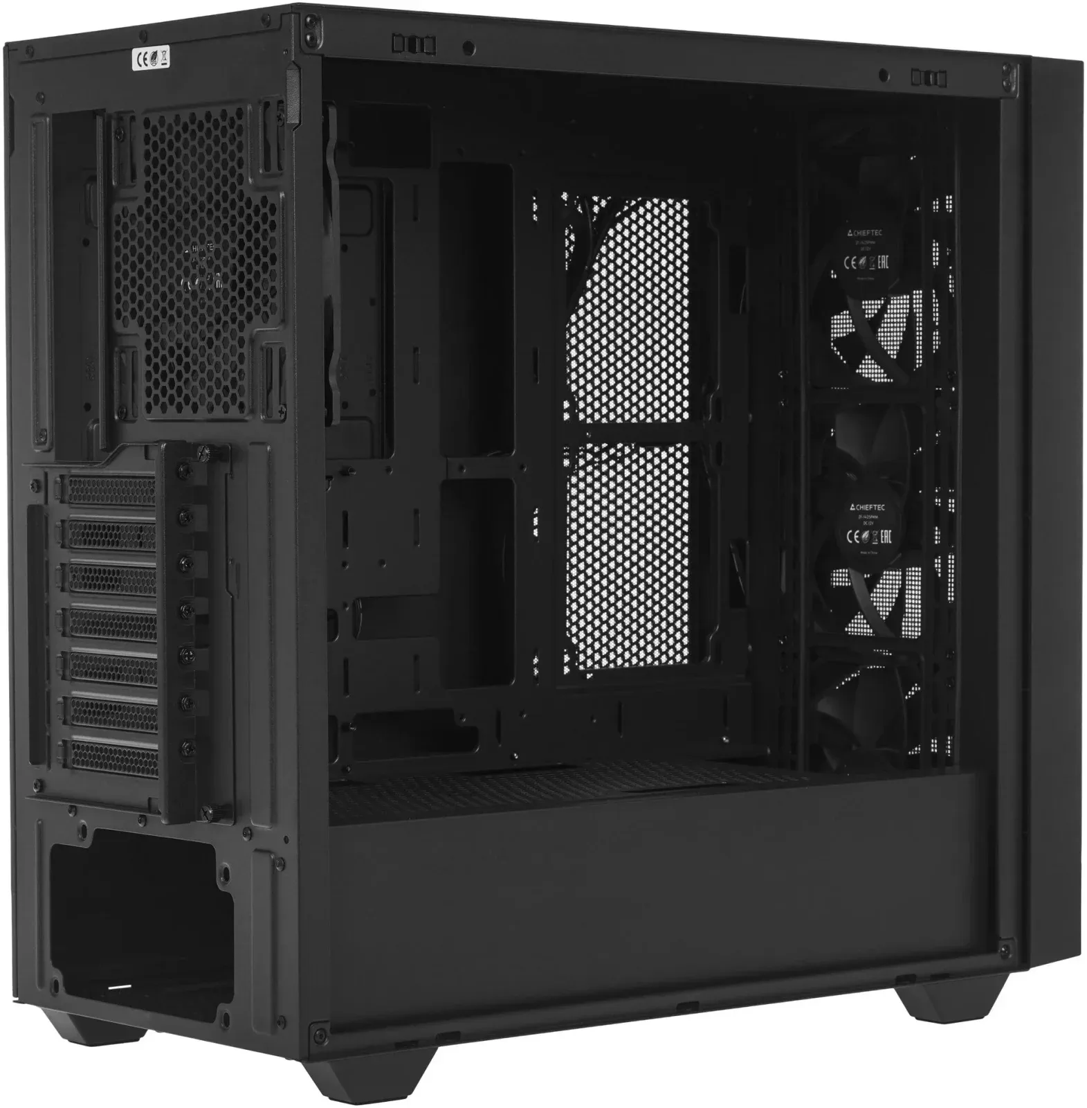 Корпус Chieftec Night Hunter черный без БП E-ATX 11x120mm 3x140mm 1xUSB3.1 audio bott PSU - фото 8