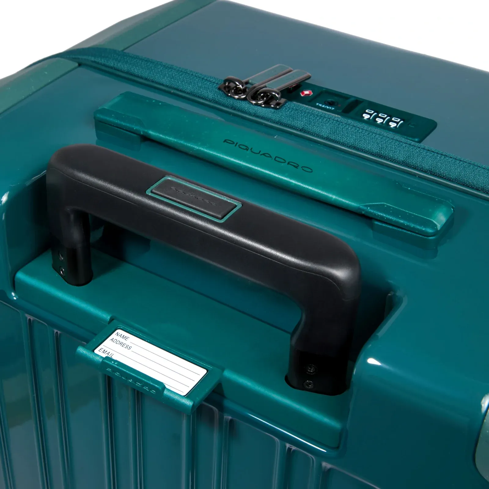 Чемодан Piquadro POP BV4427POP/VE 46x69x27см 67л. 4.43кг. поликарбонат/алюм. зеленый глянц., 67 л - фото 4