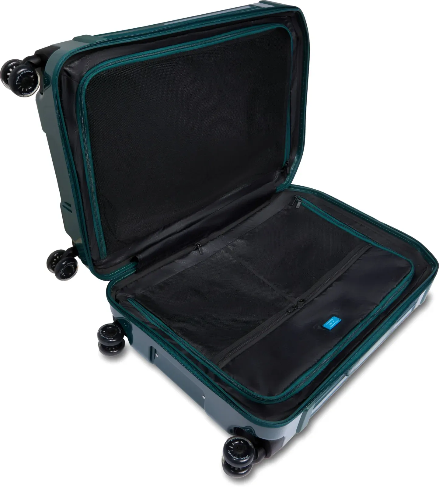 Чемодан Piquadro POP BV4427POP/VE 46x69x27см 67л. 4.43кг. поликарбонат/алюм. зеленый глянц., 67 л - фото 7