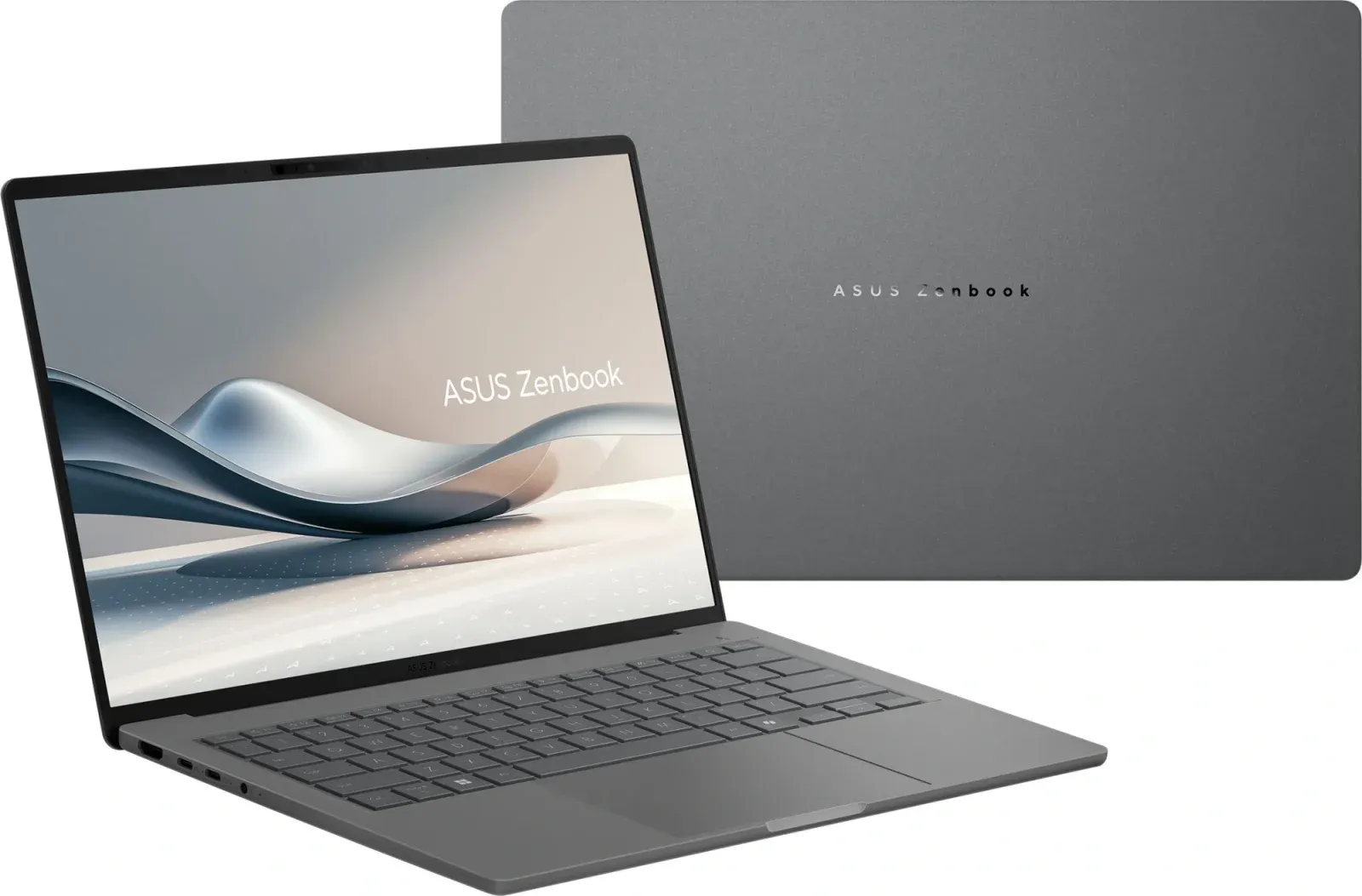 Ноутбук Asus Zenbook 14 UX3407QA-QD267W Snapdragon X X1-26-100 16Gb SSD512Gb Qualcomm Adreno 14 OLED WUXGA 1920x1200 Windows 11 Home grey WiFi BT Cam Bag 90NB1502-M00DN0 - фото 8
