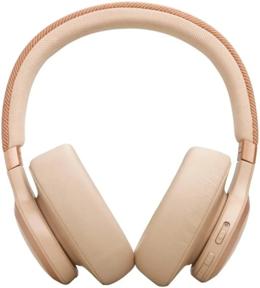 Гарнитура накладные JBL Live 770NC бежевый беспроводные bluetooth оголовье JBLLIVE770NCSAT - фото 3