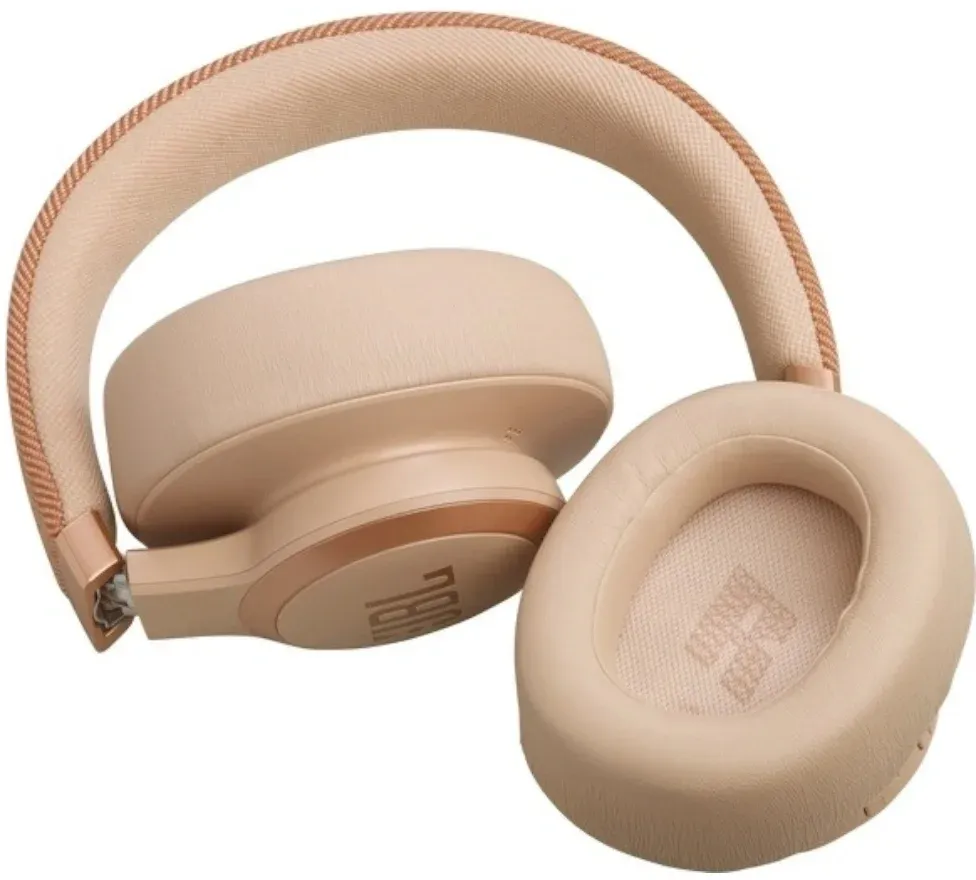 Гарнитура накладные JBL Live 770NC бежевый беспроводные bluetooth оголовье JBLLIVE770NCSAT - фото 6