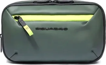 Косметичка Piquadro Corner 2.0 BY6380C2OW/VE зеленый полиэстер - фото 5