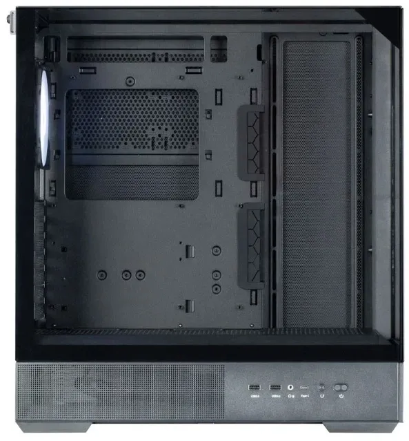 Корпус Zalman P40 Prism черный без БП ATX 8x120mm 2xUSB3.0 audio bott PSU - фото 6