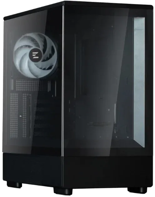 Корпус Zalman P10 черный без БП mATX 6x120mm 2x140mm 1xUSB3.0 audio bott PSU - фото 2