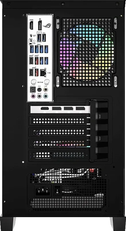 Корпус Formula Crystal Z1M Plus FR черный без БП mATX 6x120mm 1xUSB3.0 audio bott PSU - фото 7