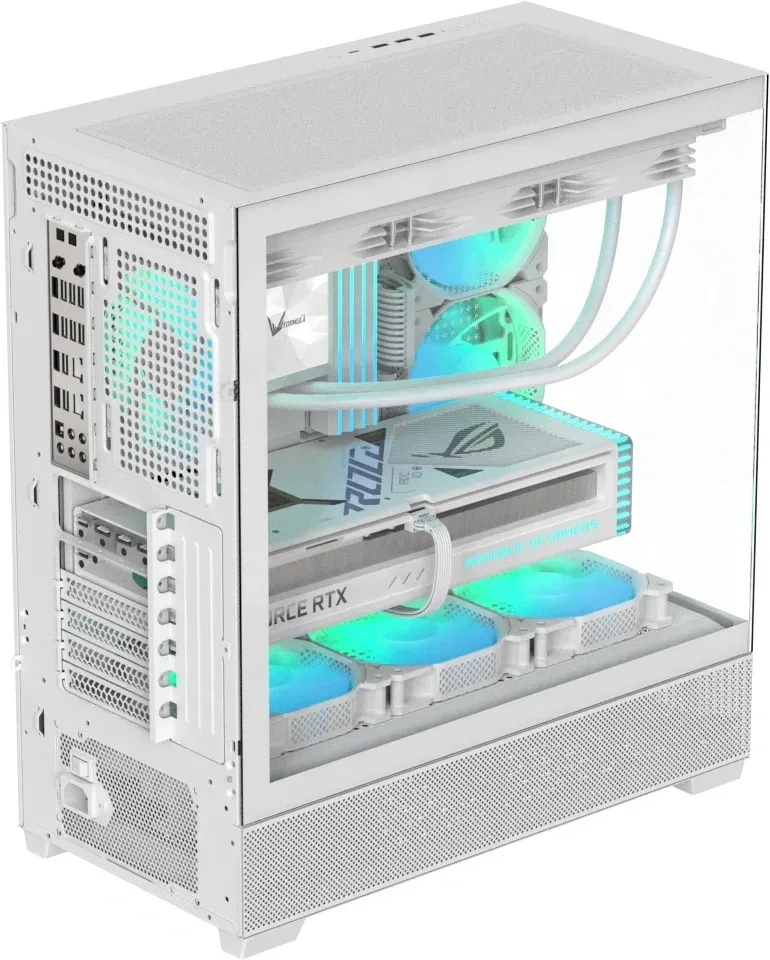 Корпус Formula Crystal Z2 белый без БП E-ATX 10x120mm 3x140mm 1xUSB2.0 1xUSB3.0 audio bott PSU - фото 4