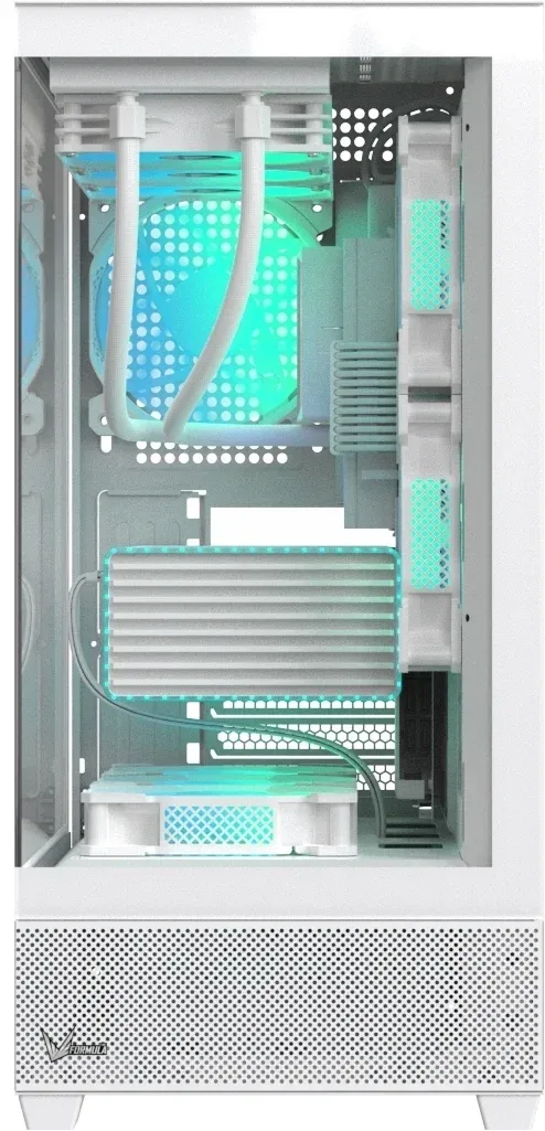 Корпус Formula Crystal Z2 белый без БП E-ATX 10x120mm 3x140mm 1xUSB2.0 1xUSB3.0 audio bott PSU - фото 5
