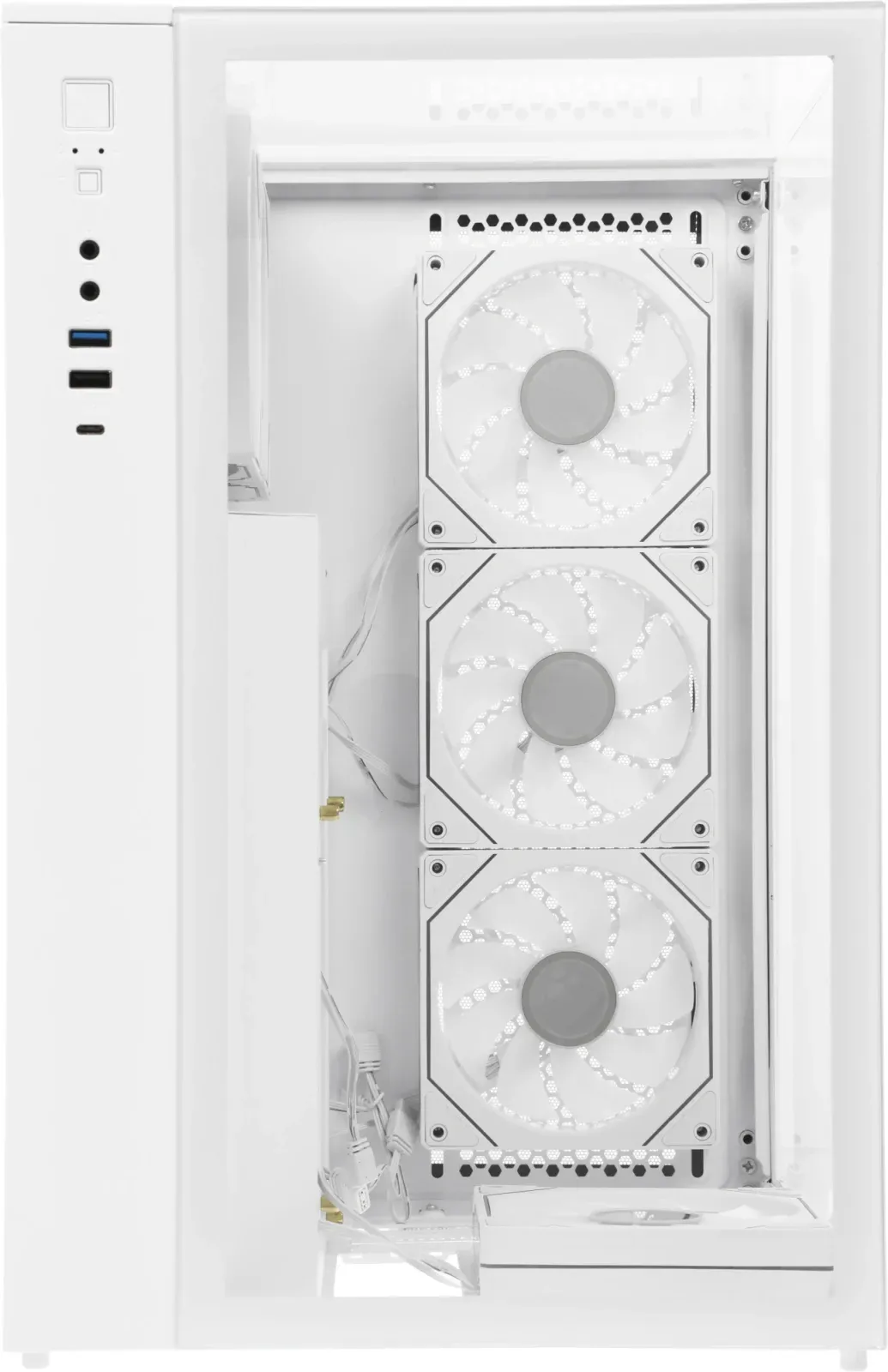 Корпус Formula Crystal Z9ML Floe белый без БП mATX 1xUSB3.0 1xUSB3.1 audio bott PSU - фото 8