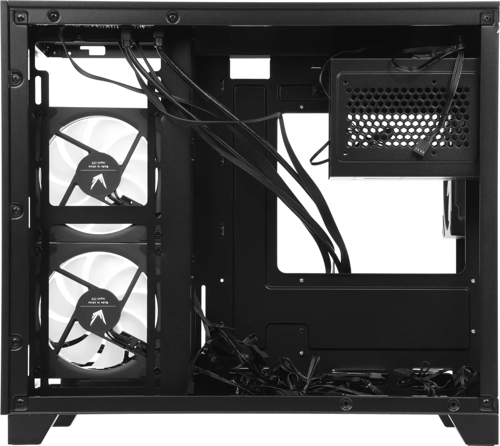 Корпус Formula Crystal Z9ML Floe черный без БП mATX 1xUSB3.0 1xUSB3.1 audio bott PSU - фото 8