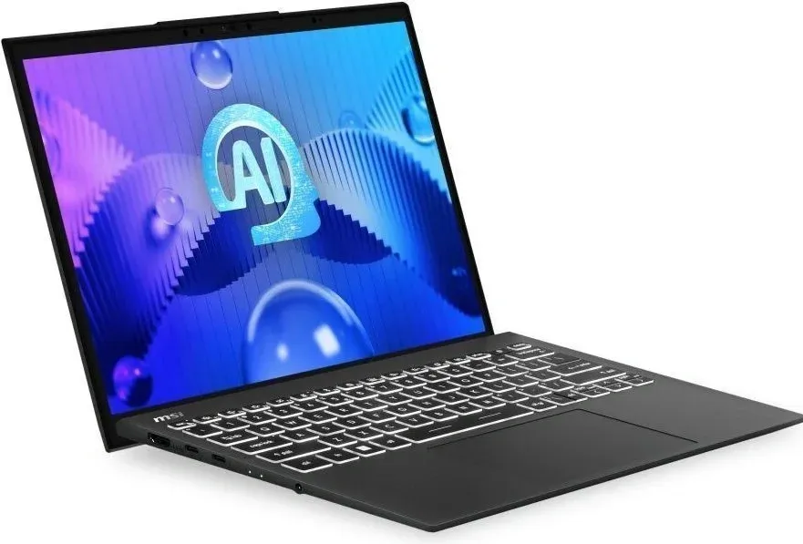 Ноутбук MSI Prestige 13 AI Evo A1MG-246XRU Core Ultra 5 125H 16Gb SSD1Tb Intel Arc 13.3 OLED 2.8K 2880x1800 FreeDOS grey WiFi BT Cam 9S7-13Q222-246 - фото 3