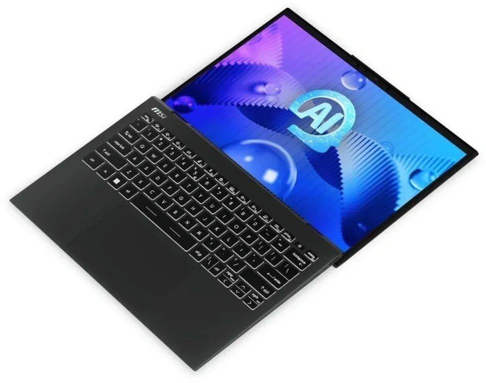 Ноутбук MSI Prestige 13 AI Evo A1MG-246XRU Core Ultra 5 125H 16Gb SSD1Tb Intel Arc 13.3 OLED 2.8K 2880x1800 FreeDOS grey WiFi BT Cam 9S7-13Q222-246 - фото 5