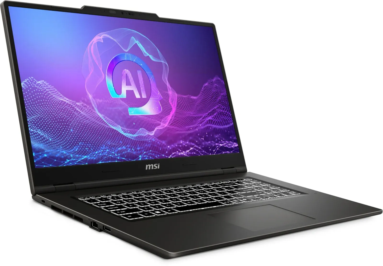 Ноутбук MSI Venture A17 AI A2HMG-002XRU Ryzen 7 260 16Gb SSD512Gb AMD Radeon 780M 17.3 IPS FHD 1920x1080 без ОС grey WiFi BT Cam 9S7-17UK11-002 - фото 2