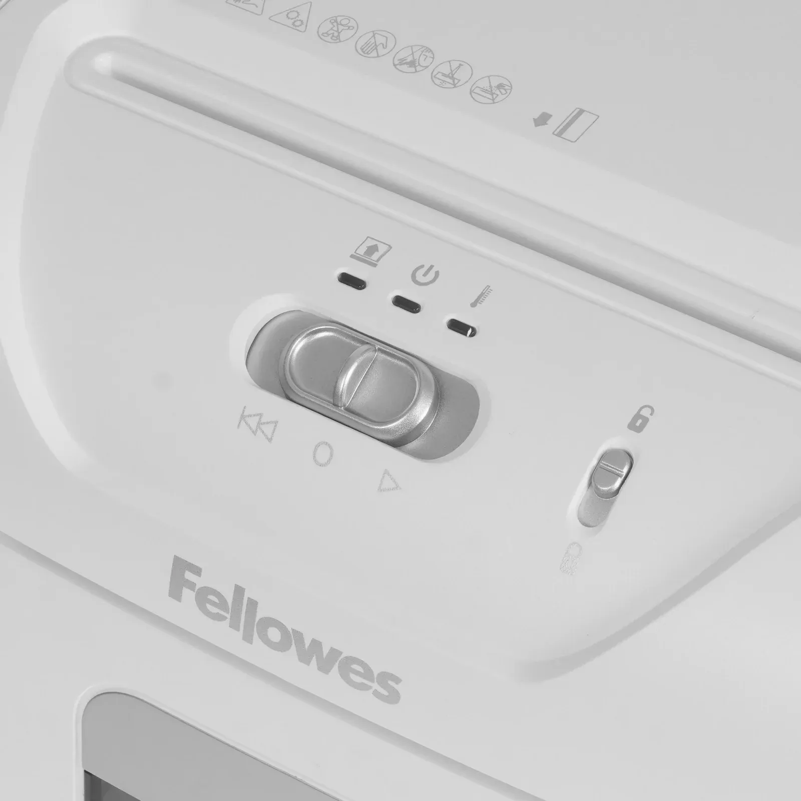 Шредер Fellowes PowerShred 15С белый секр.P-4 фрагменты 15лист. 19лтр. скрепки скобы пл.карты - фото 4