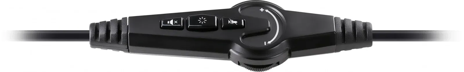 Наушники с микрофоном Defender Ignis черный 2.2м накладные USB оголовье 64441 - фото 6