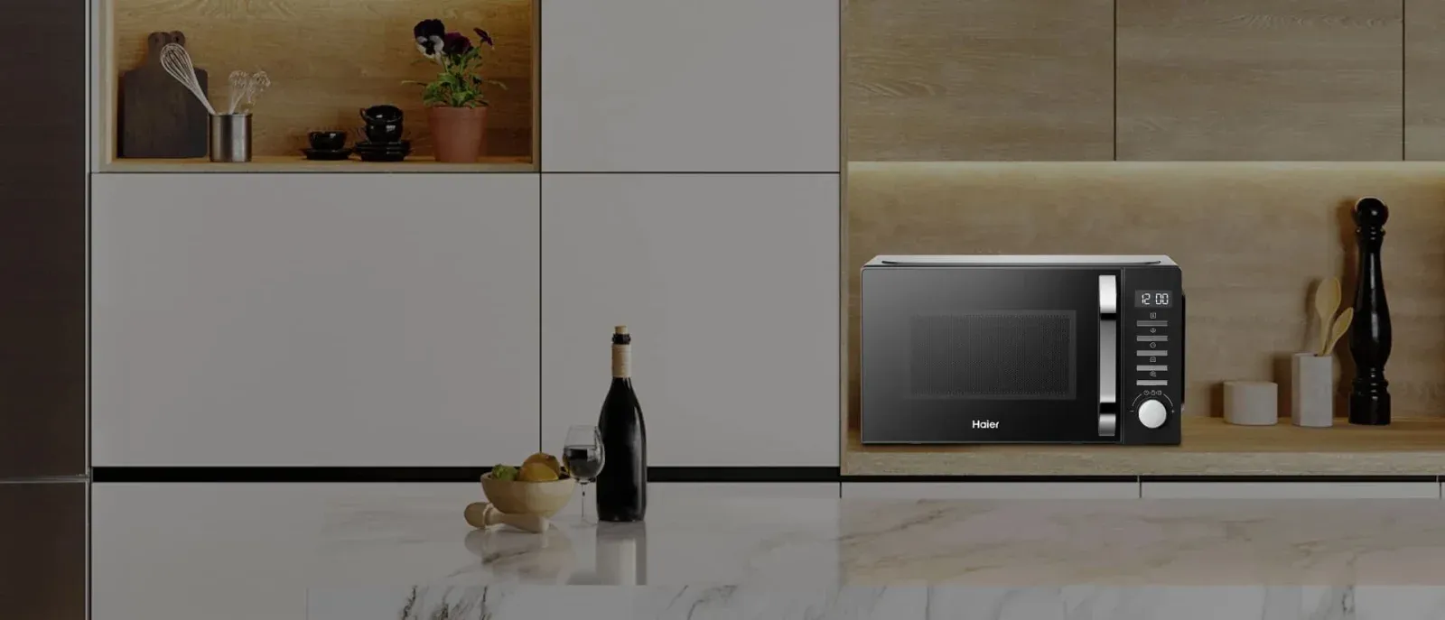 СВЧ HAIER HMB-DM208BA, 20 л - фото 2