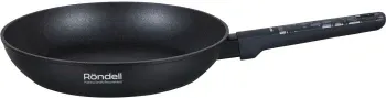 Сковорода Rondell Kitchen RDA-1984 круглая 28см покрытие: Xylan Plus ручка несъемная без крышки черный - фото 6