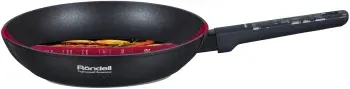 Сковорода Rondell Kitchen RDA-1984 круглая 28см покрытие: Xylan Plus ручка несъемная без крышки черный - фото 7