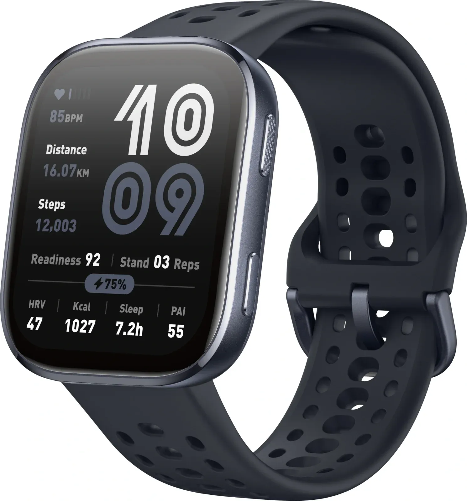 Смарт-часы Amazfit Bip 6 A2435 1.97 AMOLED корп.черный рем.черный разм.брасл.:130-195мм 6970100377866 - фото 2