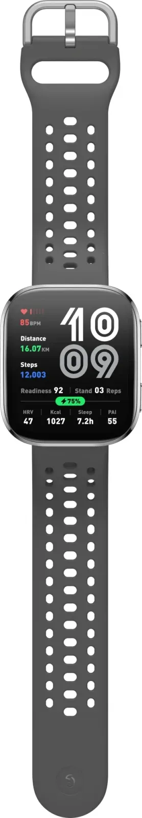 Смарт-часы Amazfit Bip 6 A2435 1.97 AMOLED корп.угольно-серый рем.серый разм.брасл.:130-195мм 6970100378191 - фото 6