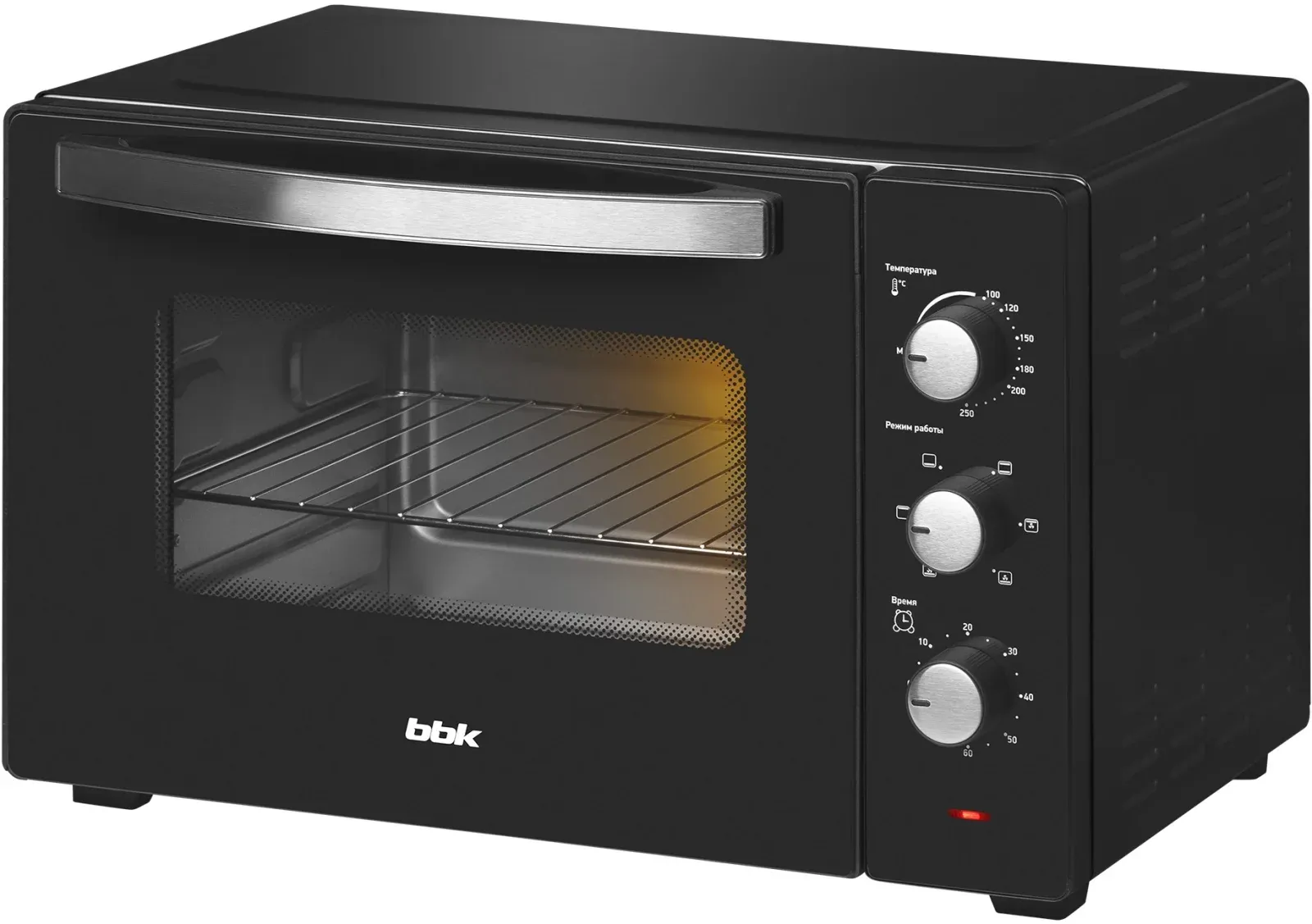 Мини-печь BBK OE4037M B 40л. 1600Вт черный, 40 л - фото 3