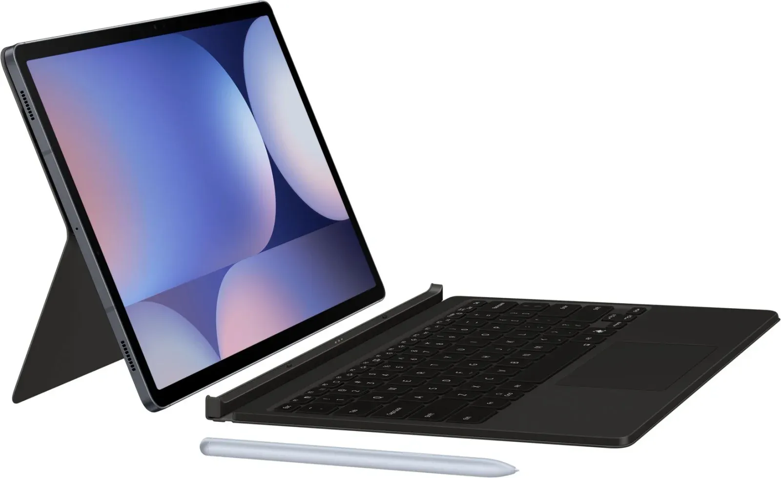 Чехол-клавиатура Samsung для Samsung Galaxy Tab S9+/S9 FE+/S10+ Book Cover Keyboard поликарбонат/полиуретан черный EF-DX825UBRGRU - фото 7